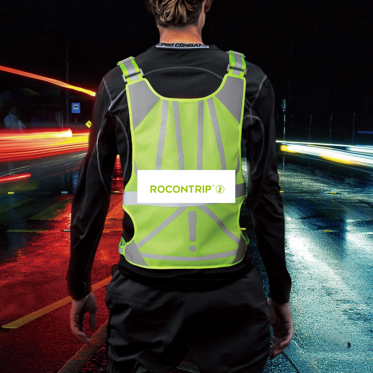 Rocontrip Safety Vest, Stylish Adjustable Reflective Running Vest
